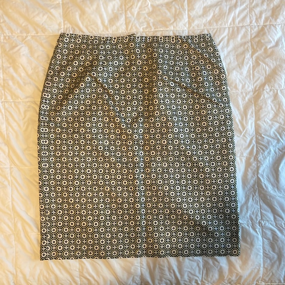 Talbots silk skirt